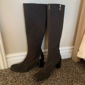 Donald Pilner Knee High Brown Boots